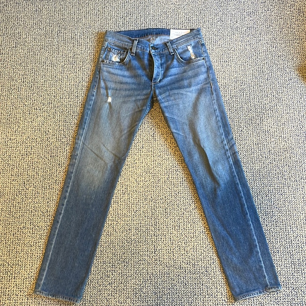 rag & bone standard issue slim leg jeans